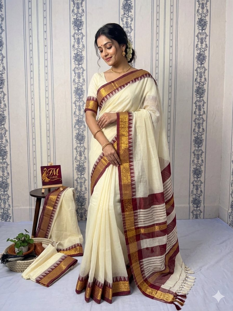 Royal Ivory Tangail Elegance