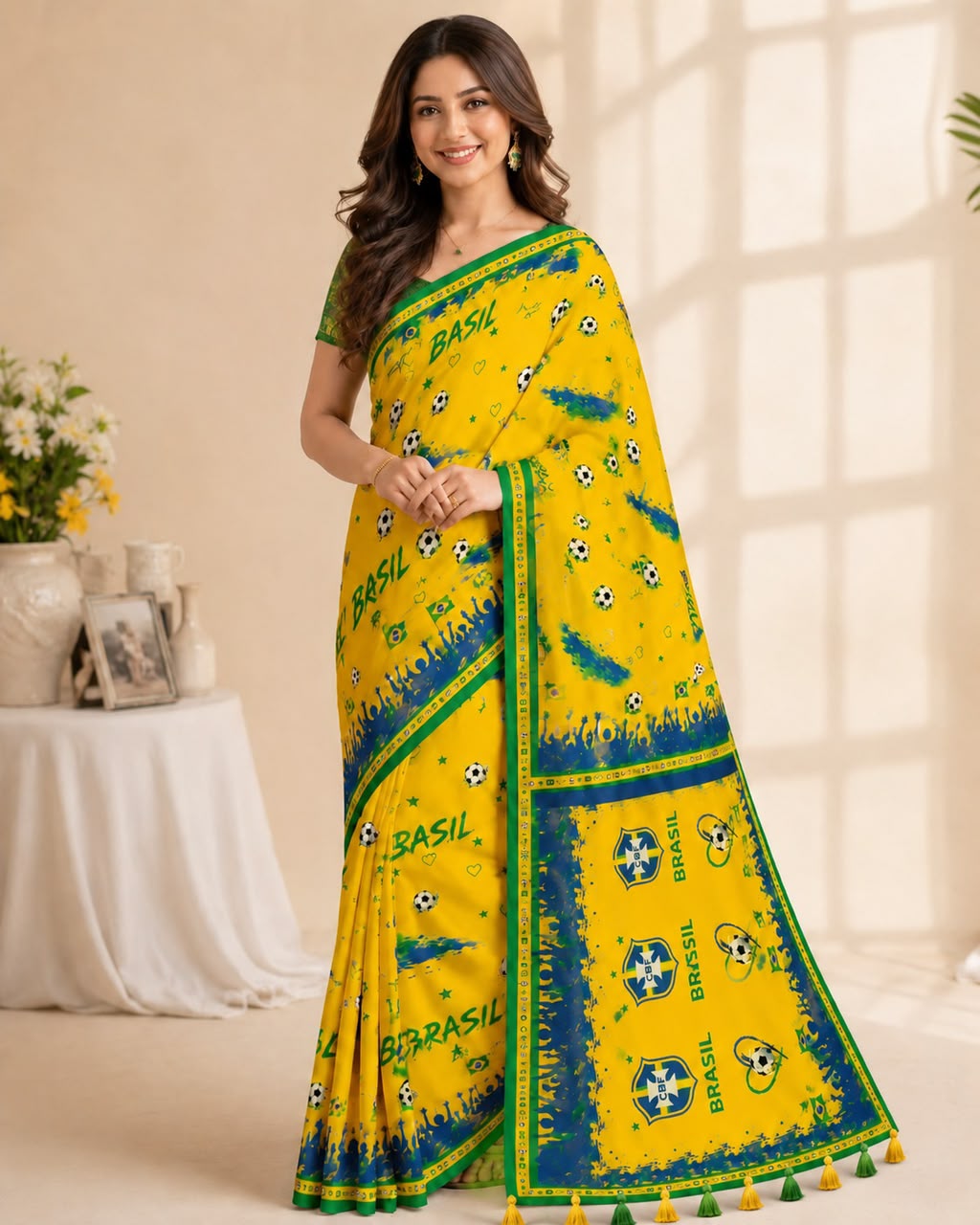 Brazil Theme Premium Saree